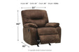 Bolzano Coffee Recliner - 9380225 - Vega Furniture