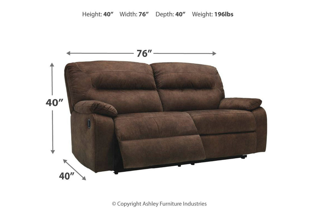 Bolzano Coffee Reclining Sofa - 9380281 - Vega Furniture