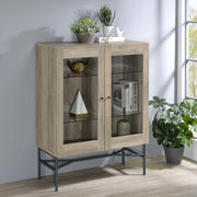 Bonilla 2-Door Accent Cabinet with Glass Shelves - 959624 - Vega Furniture