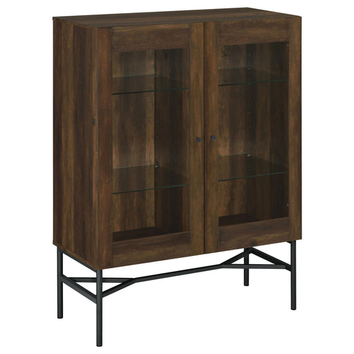 Bonilla 2-Door Accent Cabinet with Glass Shelves - 959625 - Vega Furniture