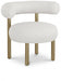 Bordeaux Cream Boucle Fabric Accent Chair - 494Cream - Vega Furniture