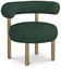 Bordeaux Green Boucle Fabric Accent Chair - 494Green - Vega Furniture