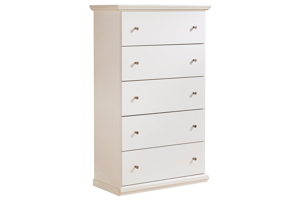 Bostwick Shoals White Chest of Drawers - B139-46 - Vega Furniture