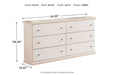 Bostwick Shoals White Dresser - B139-31 - Vega Furniture