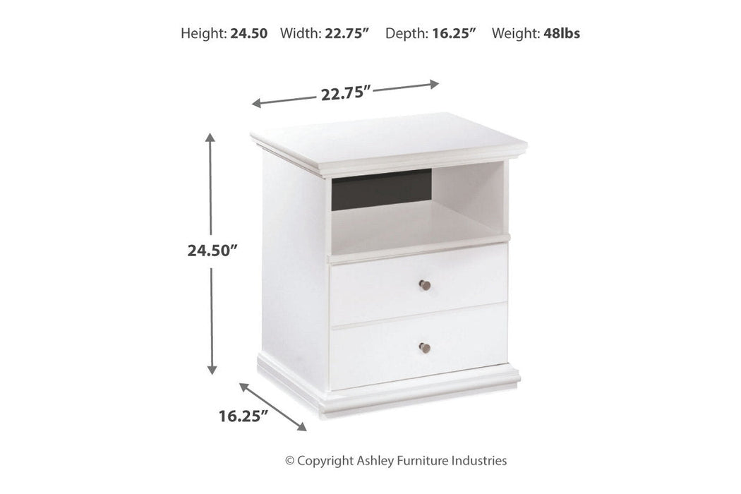 Bostwick Shoals White Nightstand - B139-91 - Vega Furniture