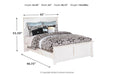 Bostwick Shoals White Queen Panel Bed - SET | B139-54 | B139-57 | B139-96 - Vega Furniture