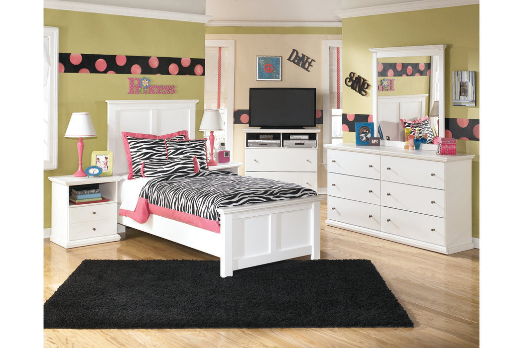 Bostwick Shoals White Twin Panel Bed - SET | B139-52 | B139-53 | B139-83 - Vega Furniture