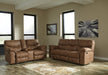 Boxberg Bark Reclining Living Room Set - SET | 3380288 | 3380294 | 3380225 - Vega Furniture