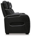 Boyington Black Power Reclining Loveseat with Console - U2710618 - Vega Furniture