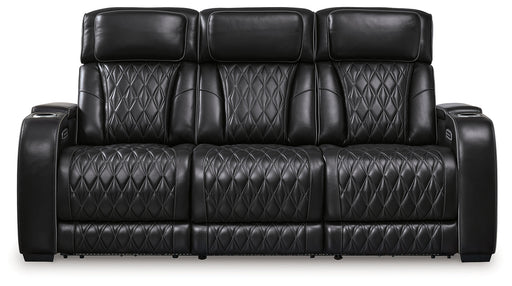 Boyington Black Power Reclining Sofa - U2710615 - Vega Furniture