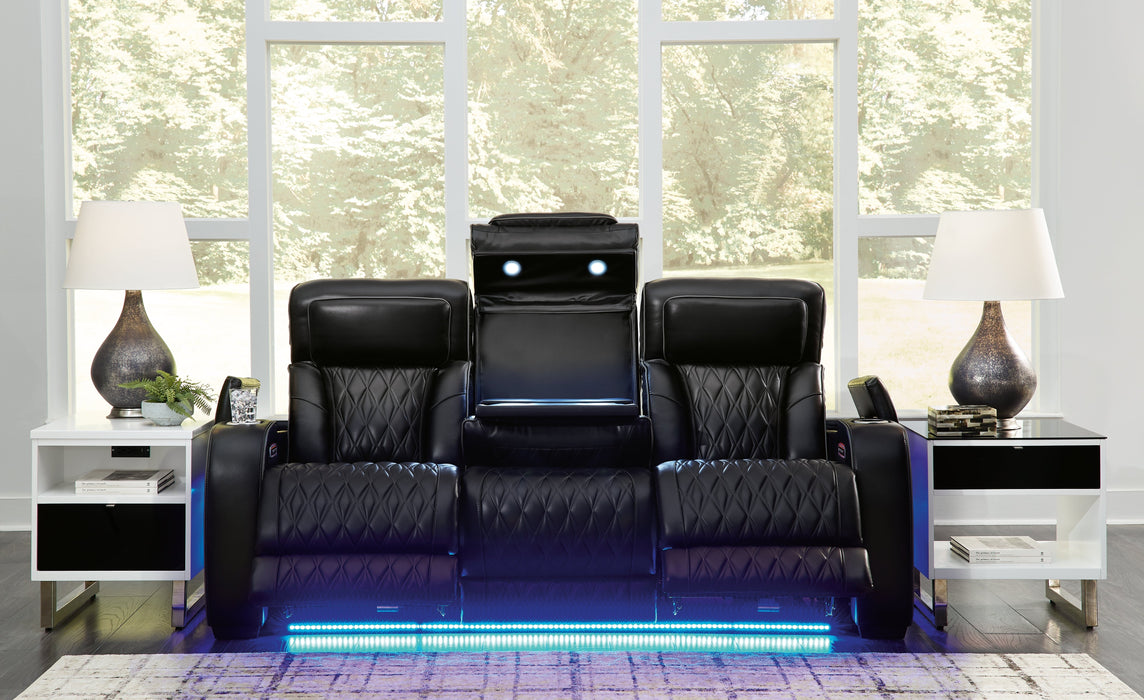 Boyington Black Power Reclining Sofa - U2710615 - Vega Furniture