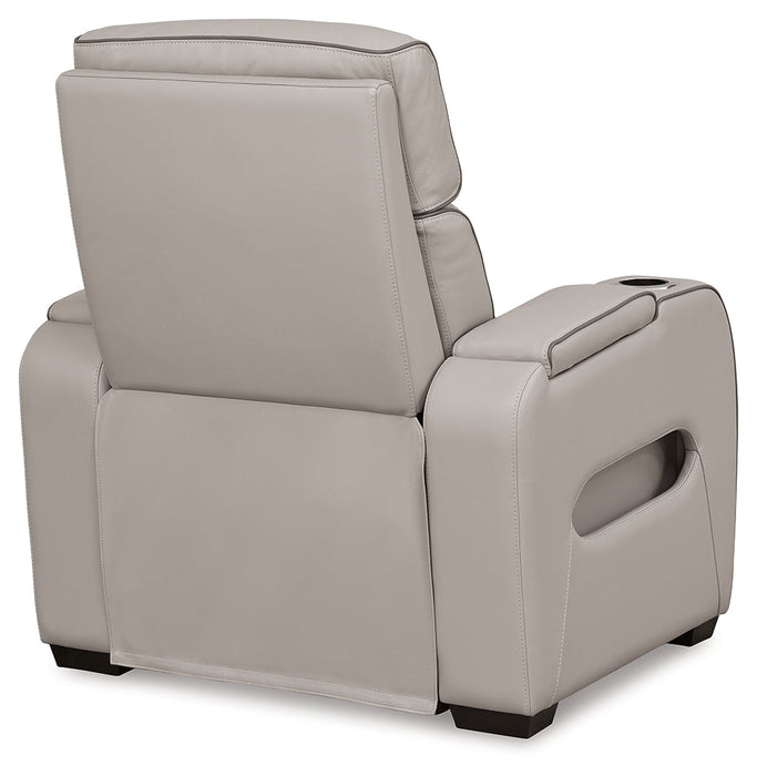 Boyington Gray Power Recliner - U2710513 - Vega Furniture