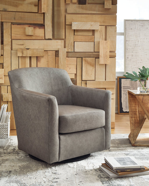 Bradney Fossil Swivel Accent Chair - A3000324 - Vega Furniture