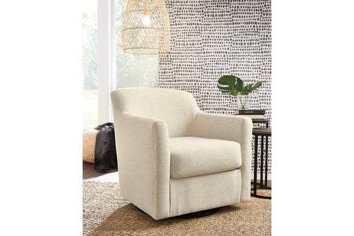 Bradney Linen Swivel Accent Chair - A3000325 - Vega Furniture