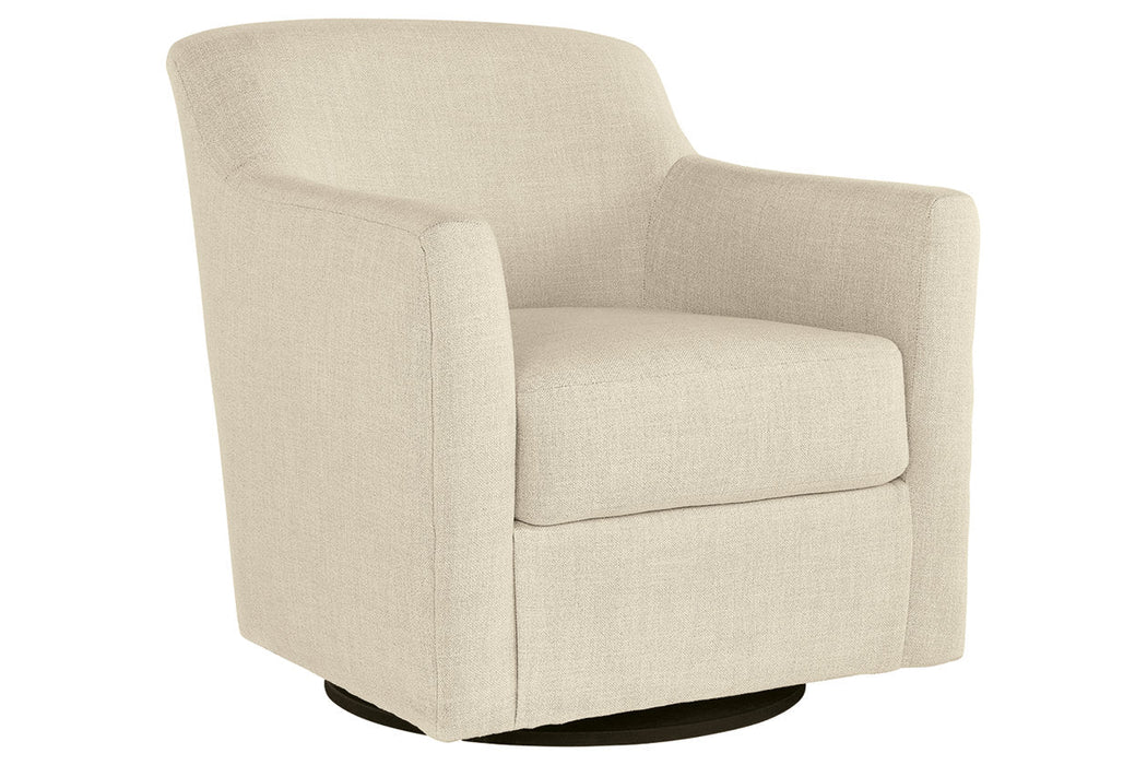 Bradney Linen Swivel Accent Chair - A3000325 - Vega Furniture