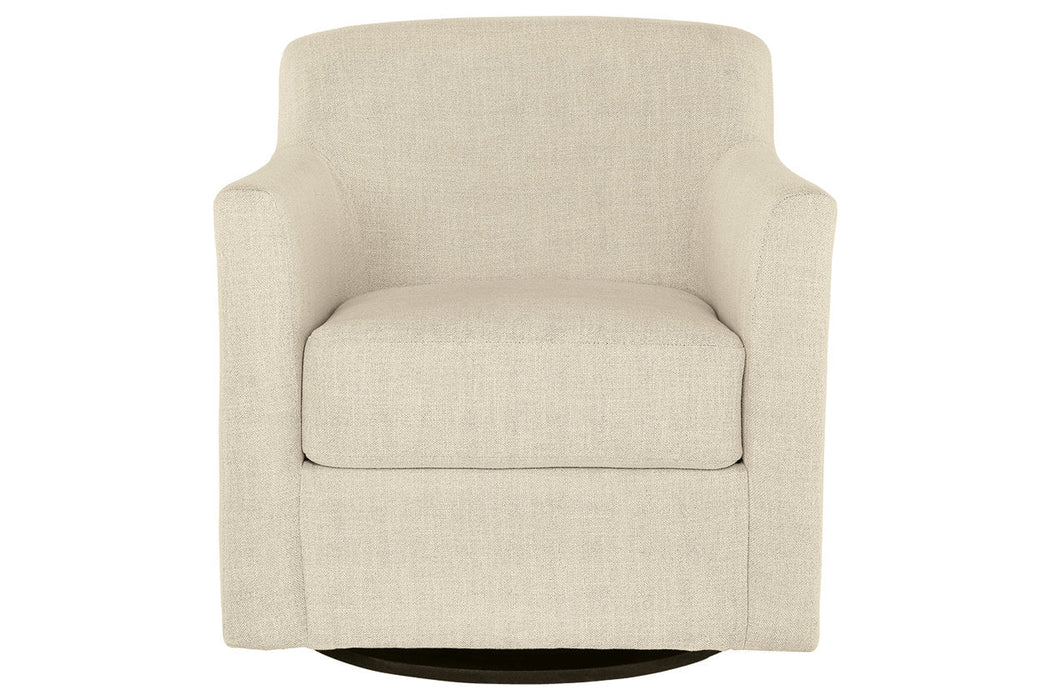 Bradney Linen Swivel Accent Chair - A3000325 - Vega Furniture