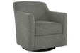 Bradney Smoke Swivel Accent Chair - A3000326 - Vega Furniture