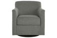 Bradney Smoke Swivel Accent Chair - A3000326 - Vega Furniture