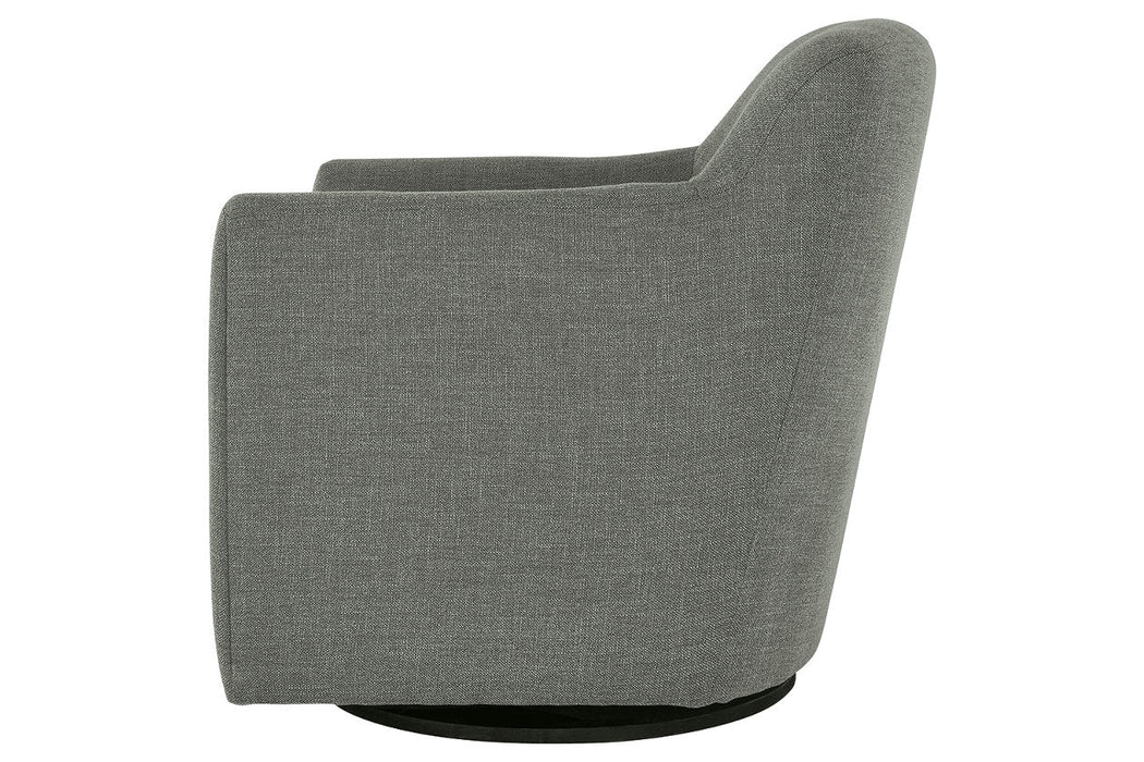 Bradney Smoke Swivel Accent Chair - A3000326 - Vega Furniture