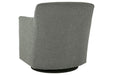 Bradney Smoke Swivel Accent Chair - A3000326 - Vega Furniture