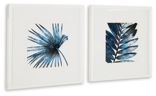 Breelen Blue/White Wall Art, Set of 2 - A8000369 - Vega Furniture