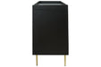 Brentburn Black/Gold Finish Accent Cabinet - A4000260 - Vega Furniture