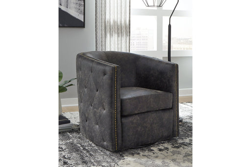 Brentlow Distressed Black Accent Chair - A3000202 - Vega Furniture