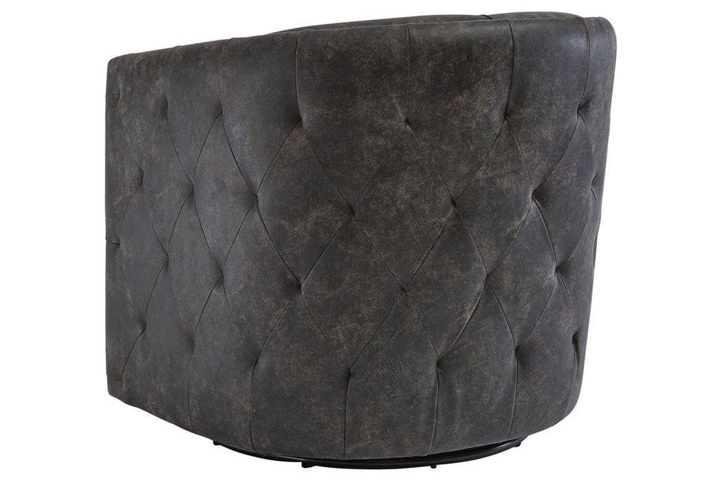 Brentlow Distressed Black Accent Chair - A3000202 - Vega Furniture