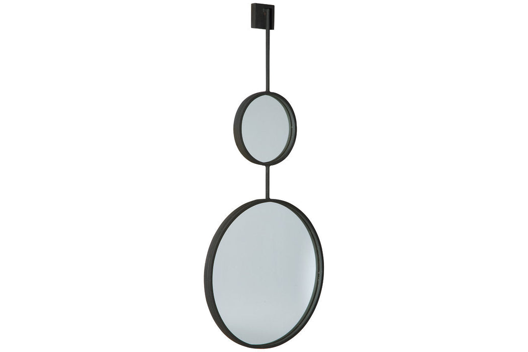 Brewer Black Accent Mirror - A8010166 - Vega Furniture