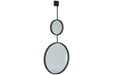 Brewer Black Accent Mirror - A8010166 - Vega Furniture