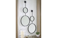 Brewer Black Accent Mirror - A8010166 - Vega Furniture