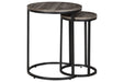 Briarsboro Black/Gray Accent Table, Set of 2 - A4000231 - Vega Furniture