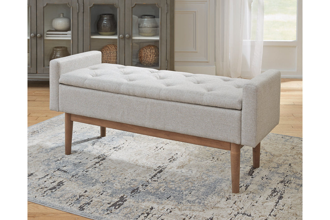 Briarson Beige/Brown Storage Bench - A3000247 - Vega Furniture