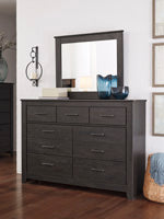 Brinxton Charcoal Bedroom Mirror (Mirror Only) - B249-36 - Vega Furniture