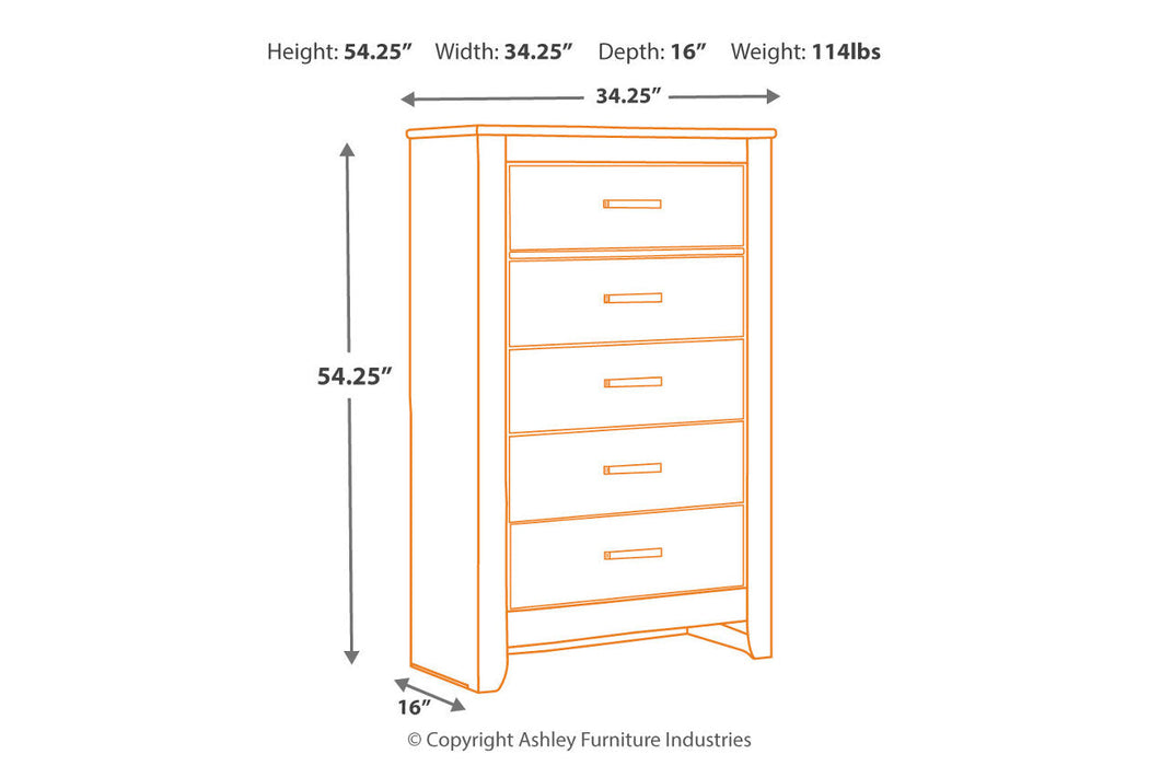 Brinxton Charcoal Chest of Drawers - B249-46 - Vega Furniture