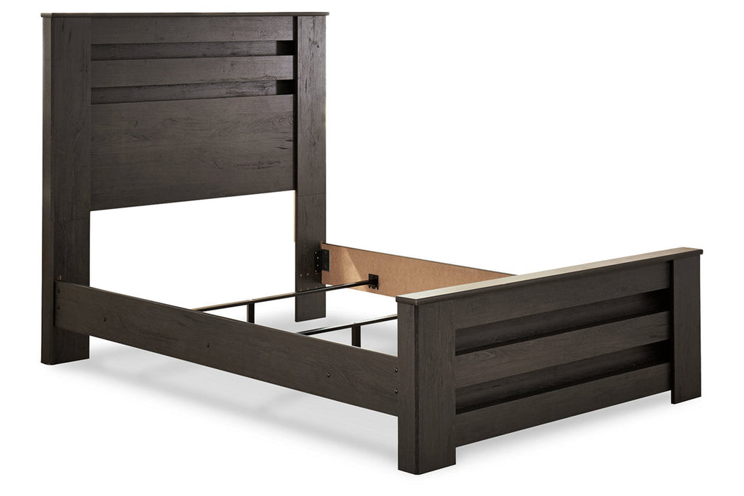 Brinxton Charcoal Full Panel Bed - SET | B249-84 | B249-86 | B249-87 - Vega Furniture