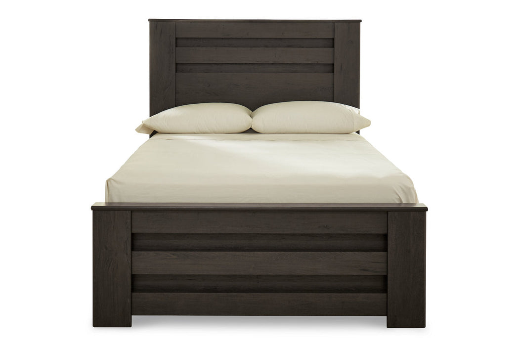 Brinxton Charcoal Full Panel Bed - SET | B249-84 | B249-86 | B249-87 - Vega Furniture