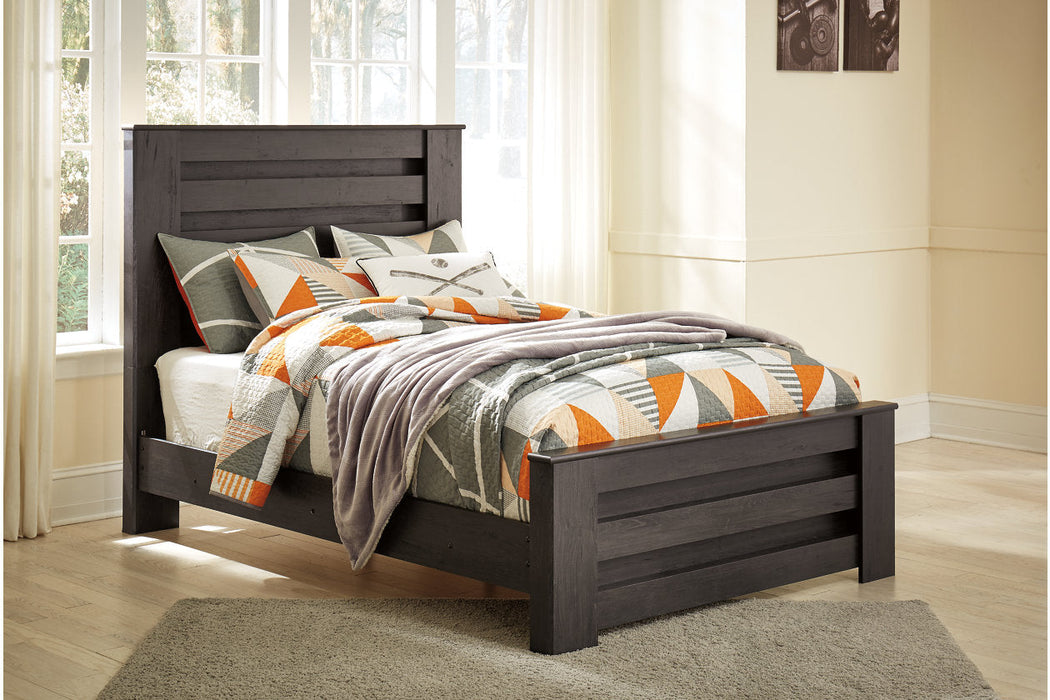 Brinxton Charcoal Full Panel Bed - SET | B249-84 | B249-86 | B249-87 - Vega Furniture