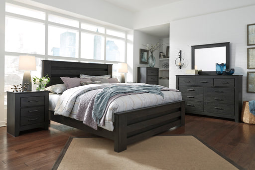 Brinxton Charcoal Panel Bedroom Set - SET | B249-66 | B249-68 | B249-99 | B249-31 | B249-36 | B249-92 | B249-46 - Vega Furniture