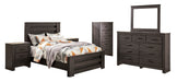 Brinxton Charcoal Panel Youth Bedroom Set - SET | B249-84 | B249-86 | B249-87 | B249-31 | B249-36 | B249-92 | B249-46 - Vega Furniture