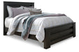 Brinxton Charcoal Queen Panel Bed - SET | B249-64 | B249-67 | B249-98 - Vega Furniture