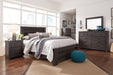Brinxton Charcoal Queen Panel Bed - SET | B249-64 | B249-67 | B249-98 - Vega Furniture