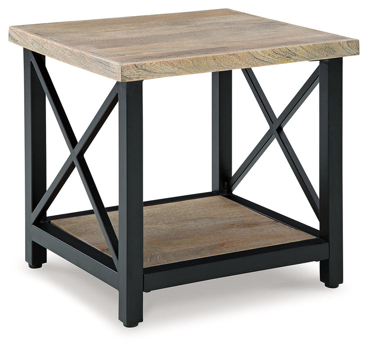Bristenfort Brown/Black End Table - T685-3 - Vega Furniture