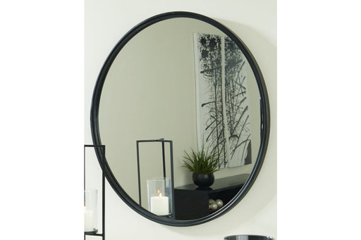 Brocky Black Accent Mirror - A8010210 - Vega Furniture