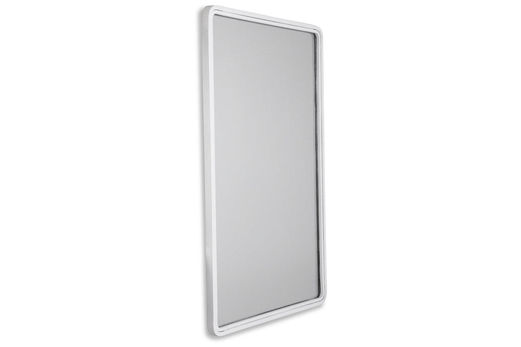 Brocky White Accent Mirror - A8010293 - Vega Furniture