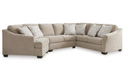 Brogan Bay Cork 3-Piece LAF Cuddler Sectional - SET | 5270534 | 5270549 | 5270576 - Vega Furniture