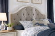 Brollyn Two-tone King Upholstered Panel Bed - SET | B773-56 | B773-58 - Vega Furniture