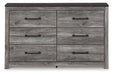 Bronyan Dark Gray Dresser - B1290-31 - Vega Furniture