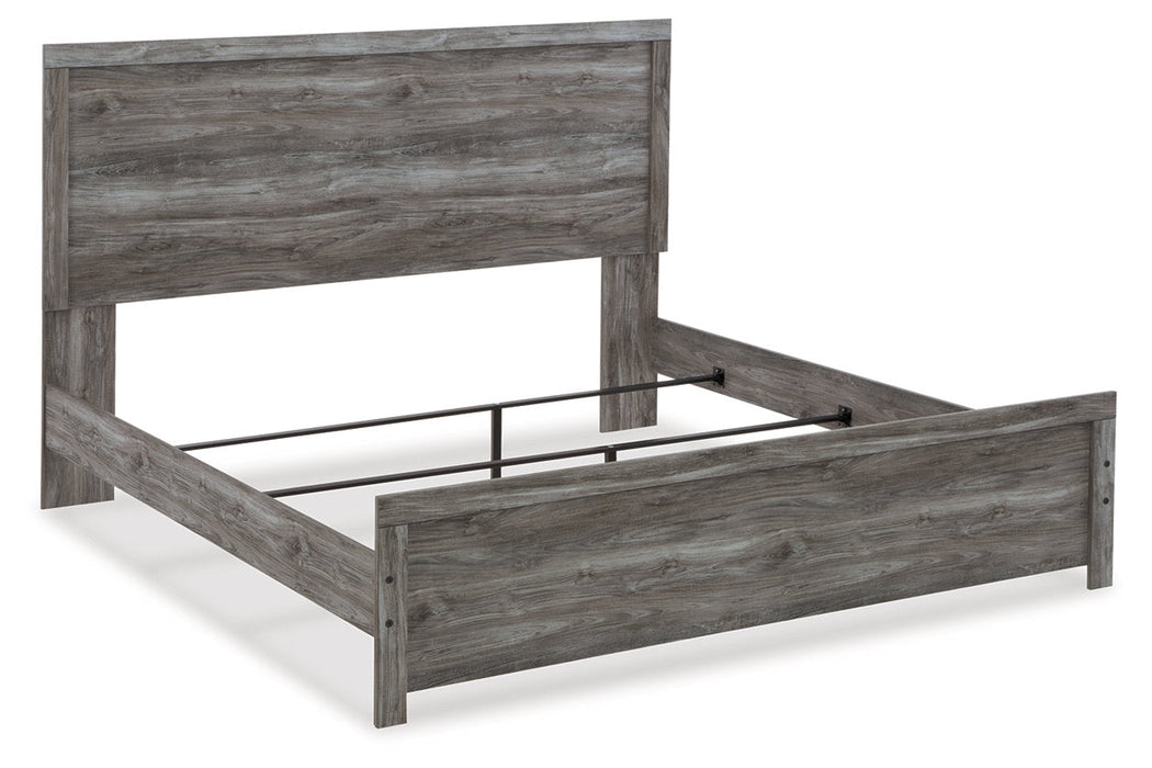 Bronyan Dark Gray King Panel Bed - SET | B1290-72 | B1290-99 - Vega Furniture