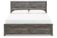 Bronyan Dark Gray King Panel Bed - SET | B1290-72 | B1290-99 - Vega Furniture